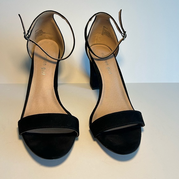 Madden Girl Beella Formal Ankle Strap Sandals Black Size 8.5 - Picture 1 of 6
